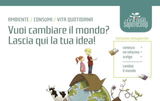 Vuoi cambiare il mondo? Lascia qui la tua idea