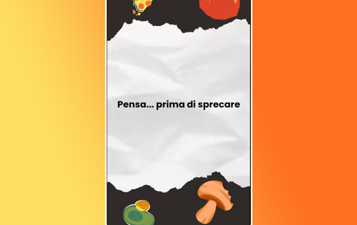 locandina pensa prima di sprecare