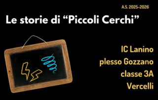 copertina piccoli cerchi ic lanino gozzano classe 3a vercelli con disegno di lavagna