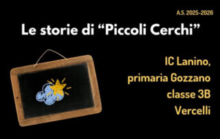 copertina piccoli cerchi ic lanino gozzano classe 3b vercelli con disegno di lavagna